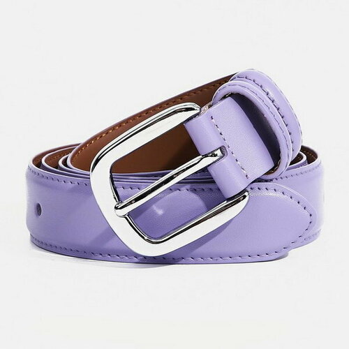 фото Ремень сима-ленд, размер 115, сиреневый сима-лэнд