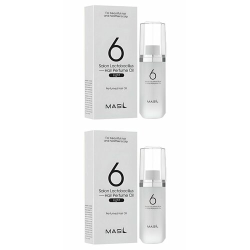 MASIL Масло для волос 6 Salon Lactobacillus Hair Parfume Oil Light, c лактобактериями, 66 мл, 2 шт.
