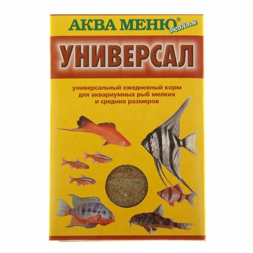 аква меню корм флора 650119 0 03 кг 40317 26 шт Корм для рыб аква меню 30 г.
