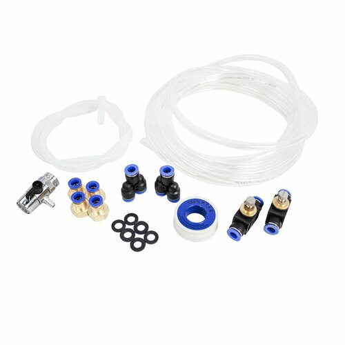 Быстросъёмный комплект подключения бражной колонны дистиллятора прозрачный PU шланг 10x65 мм с дивертором 279500₽