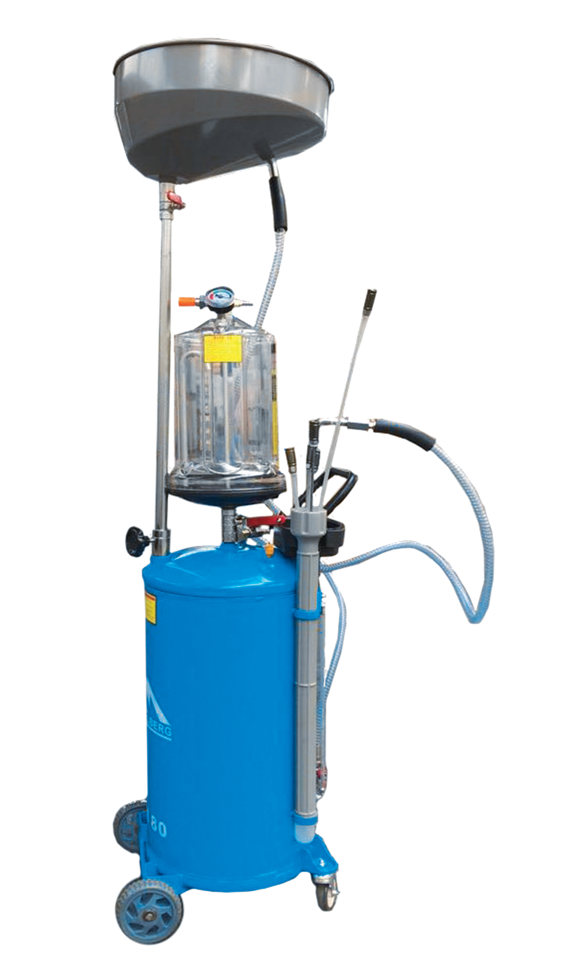 TROMMELBERG UZM80 Устройство для сбора масла 80 л, пневмозабор, пневмослив, воронка, предкамера - фото №9