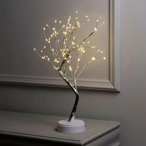 Светодиодный куст Ива 45 см USB свечение тёплое белое 1198₽