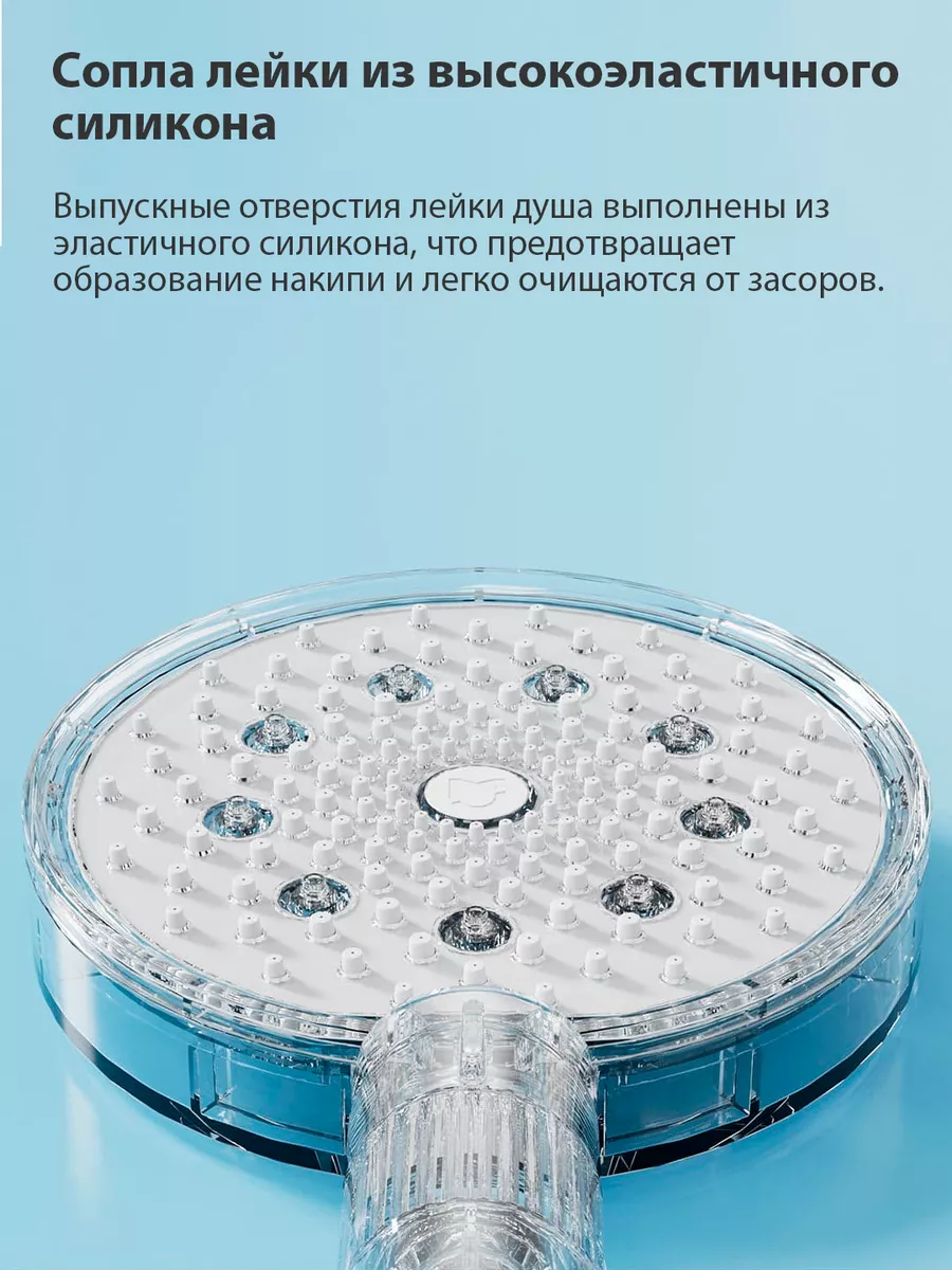 Лейка для душа Xiaomi Mijia Booster Hand Shower (MJZYSCHS01DB) — фото 1