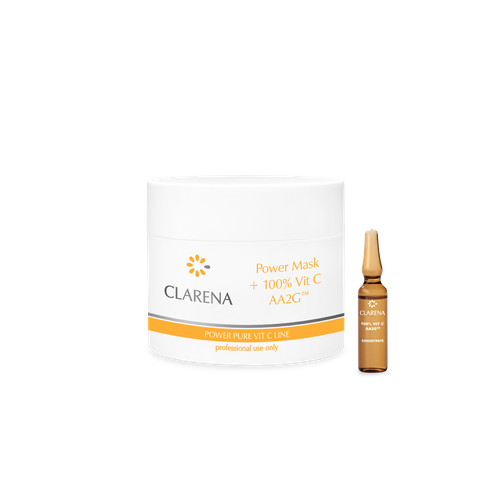 Маска со 100% активным витамином С и экстрактом шелка Power Mask + 100% Vit C AA2G 100 мл + 3 мл