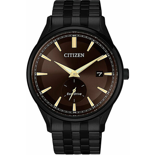 фото Наручные часы citizen, коричневый, черный
