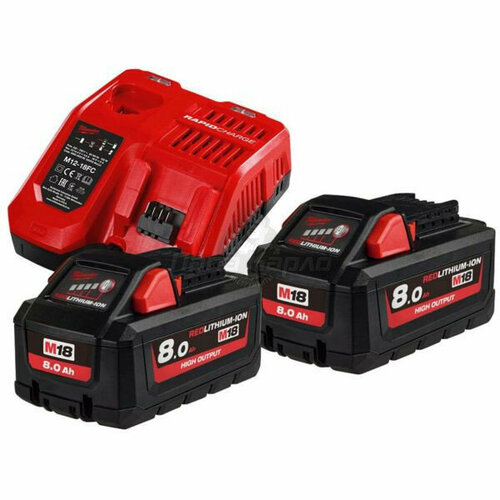 Энергокомплект M18 HNRG-802 Milwaukee 4933471073 аккумулятор для инструмента milwaukee 18v 3ah li ion m18