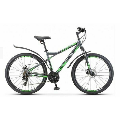 Велосипед Stels Navigator 710 MD 275 V020LU093864LU085137 16 Антрацитовыйзелёныйчёрный 2254000₽