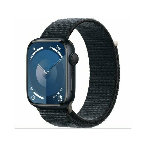 Умные часы Apple Watch Series 9 45 мм Aluminium Case ML midnight Sport Loop 5300000₽