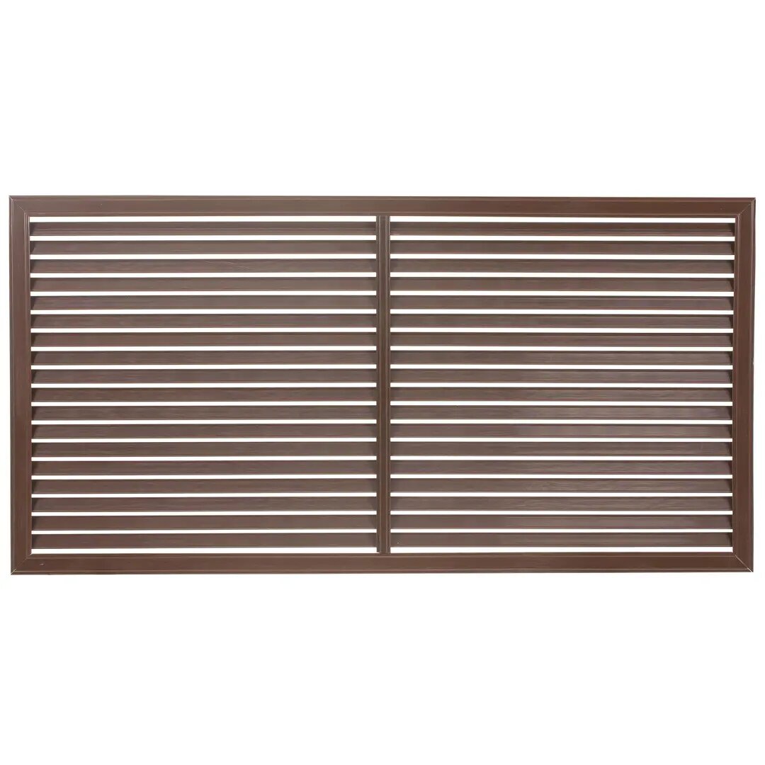 фото Экран для радиатора 60х120 см ПВХ цвет венге