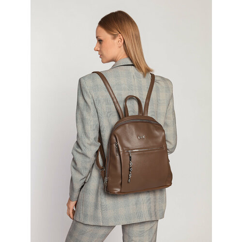 фото Рюкзак gilda tohetti 23.2-7807036, фактура зернистая, коричневый