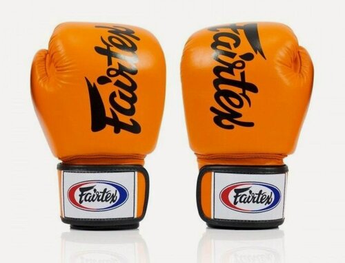 Изображение товара Боксерские перчатки Fairtex BGV19 оранжевые 12 унций