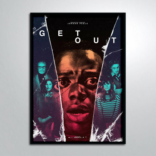 Постер в раме/Прочь Арт Гипнос Стекло Get Out