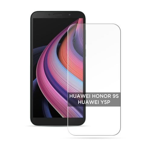 Противоударное защитное стекло на Honor 9S/Huawei Y5p / Хонор 9S без рамки чехол книжка цветочный фон 35 book на huawei y5p хуавей y5p