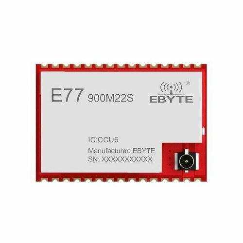 Модуль LoRa E77-900M22S cubecell lora node asr6502 lora 433mhz 868 915mhz with 1 2aa battery case lorawan node applications for arduino with antenna