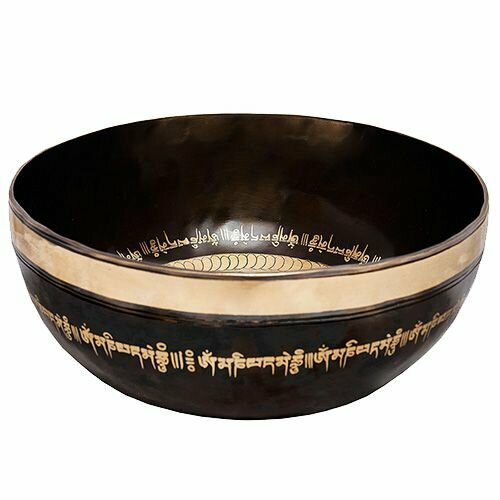 bowls mania поющая тибетская чаша кованая plain диаметр 19 см нота соль 193 гц непал Bowls Mania Тибетская поющая чаша кованая Мустанг, диаметр 24 см, нота до , 131 Гц.