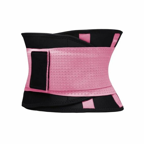 Фитнес пояс для похудения CleverCare, розовый, размер XXL TXL-LB033P