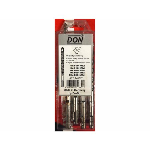 Набор буров SDS-Plus DreBo 240617