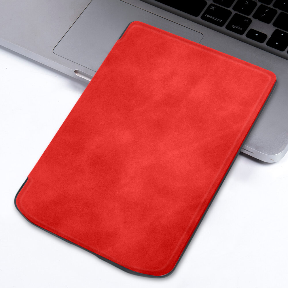 Электронная книга PocketBook 629 Verse серый с обложкой ReaderONE Red