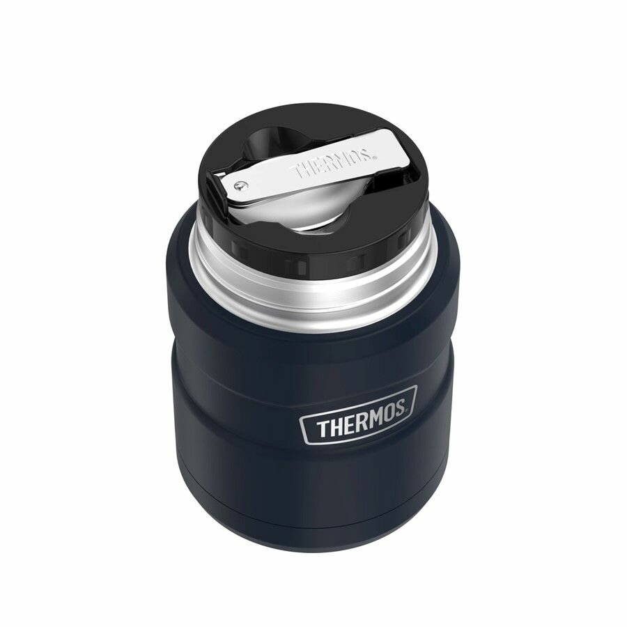 Термос для еды Thermos SK-3000 MMB (0,47 литра), серия King, чёрный - фотография № 11