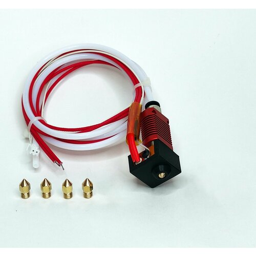 Хотенд для принтеров Ender-3 Aquila нагреватель экструдера 3D принтера 24 В 40 Вт 5pcs 3d printer ntc temperature sensor thermistor single end glass seal 1% 100k 3950