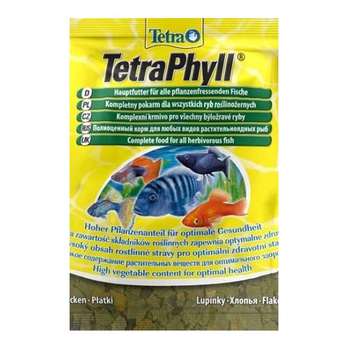 TetraPhyll Корм для всех видов травоядных рыб 12г (хлопья)