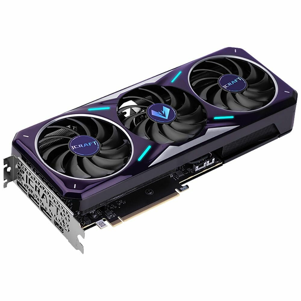 Видеокарта iCraft RTX4060 OC 8GB GDDR6 128-bit HDMI DPx3 3FAN RTL — фото 3