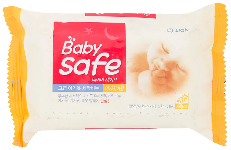 Детское мыло для стирки с ароматом акации LION Baby Safe, 190 г