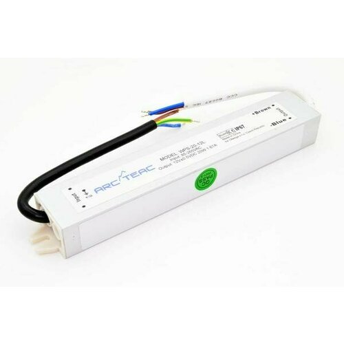 Блок питания ARCTEAC WPS-20-12L импульсный для светодиодной ленты 20Вт, 12В, 1.67А, IP67
