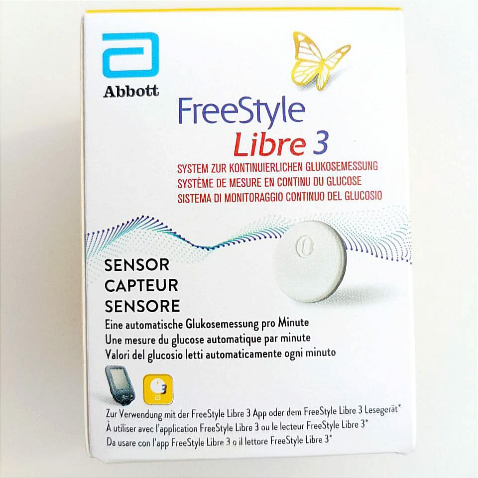 Датчик FreeStyle Libre 3 Европа для измерения уровня глюкозы