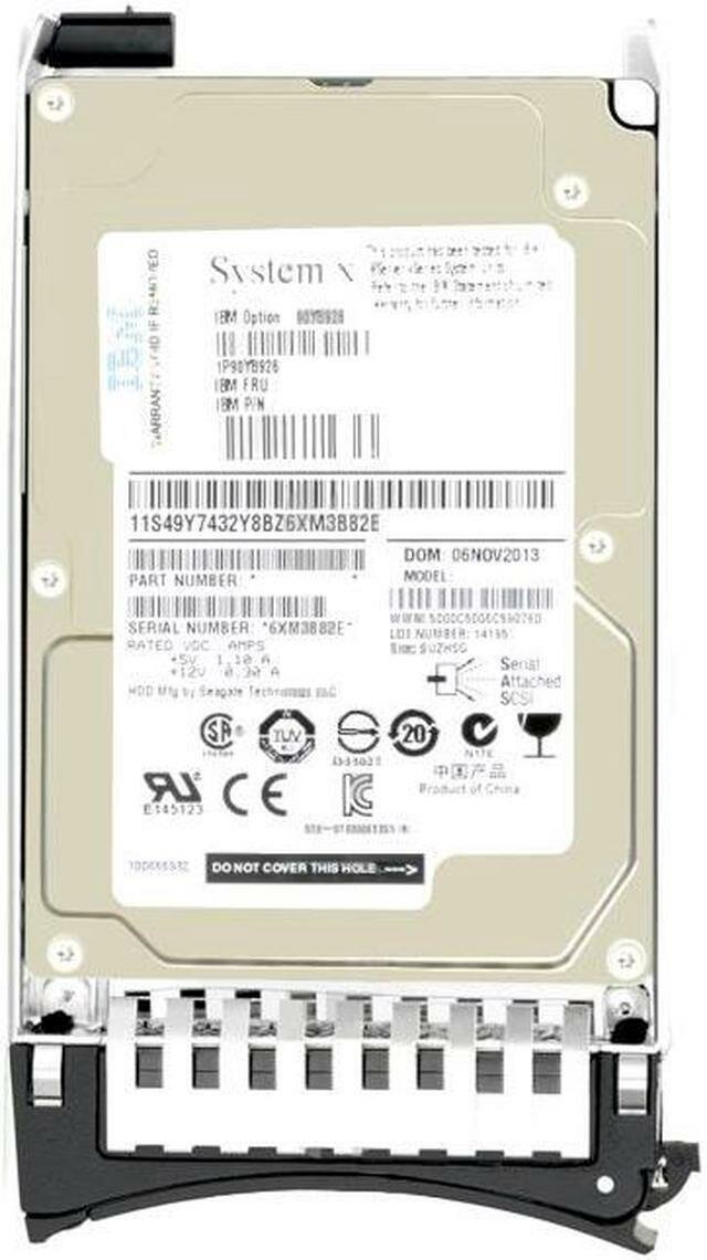 Жесткий диск IBM 300GB 10K 2.5 SAS 6GB 90Y8999