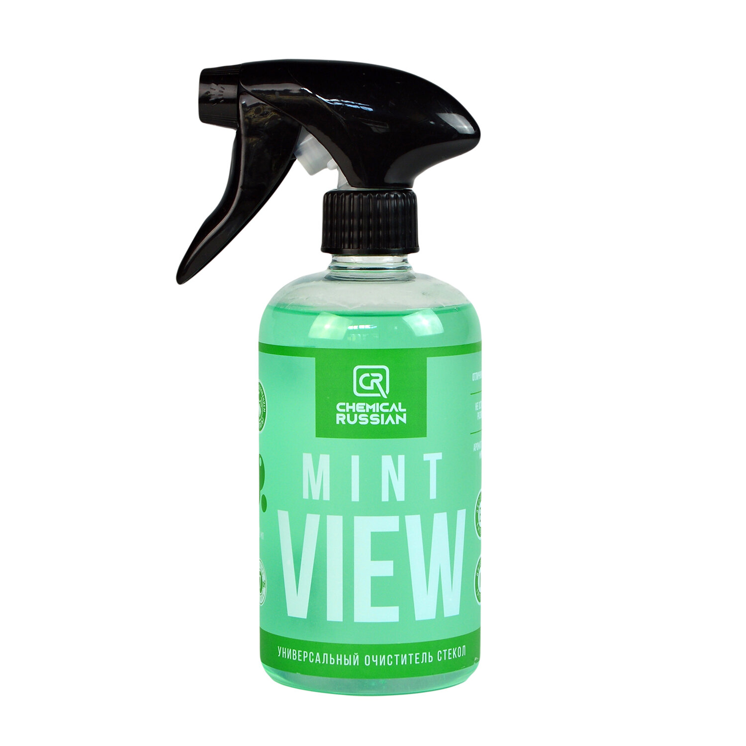 Очиститель стекол с антистатиком Мятный Chemical Russian Mint View, 500мл — фото 9