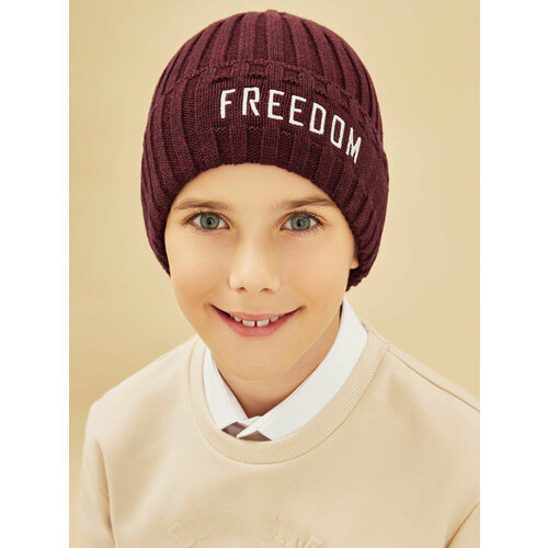 фото Шапка noble people, размер 52/54, красный