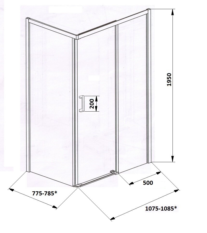 Душевой уголок Cerutti SPA Vito110-R - фото №6