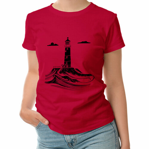 Футболка ROLY, размер S, красный женская футболка маяк в море m красный