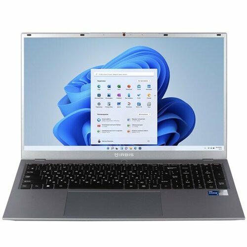 Ноутбук Irbis 17NBP4503 Intel Core i5 1235U 1300MHz/17.3/1920x1080/16GB/512GB SSD/Intel Iris Xe Graphics/Wi-Fi/Bluetooth/Windows 11 Pro (17NBP4503) Grey считыватель карты памяти transcend usb3 1 gen1 all in 1 multi card reader type c [ts rdc8k2]