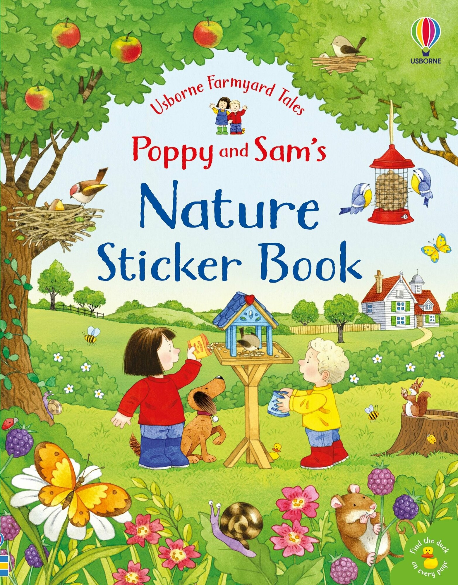 Poppy and Sam's Nature Sticker Book / Nolan Kate / Книга на Английском / Нолан Кейт