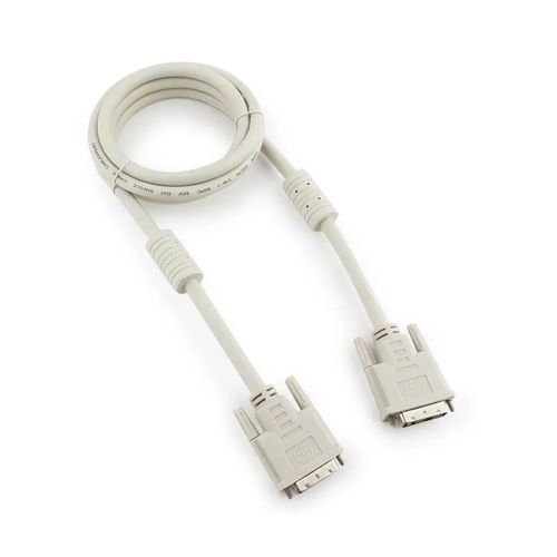 Кабель Bion Кабель DVI-D dual link 25M/25M, экран, ферритовые кольца, 1.8м [BXP-CC-DVI2-018] кабель bion dvi d dual link 25m 25m экран ферритовые кольца 1 8м