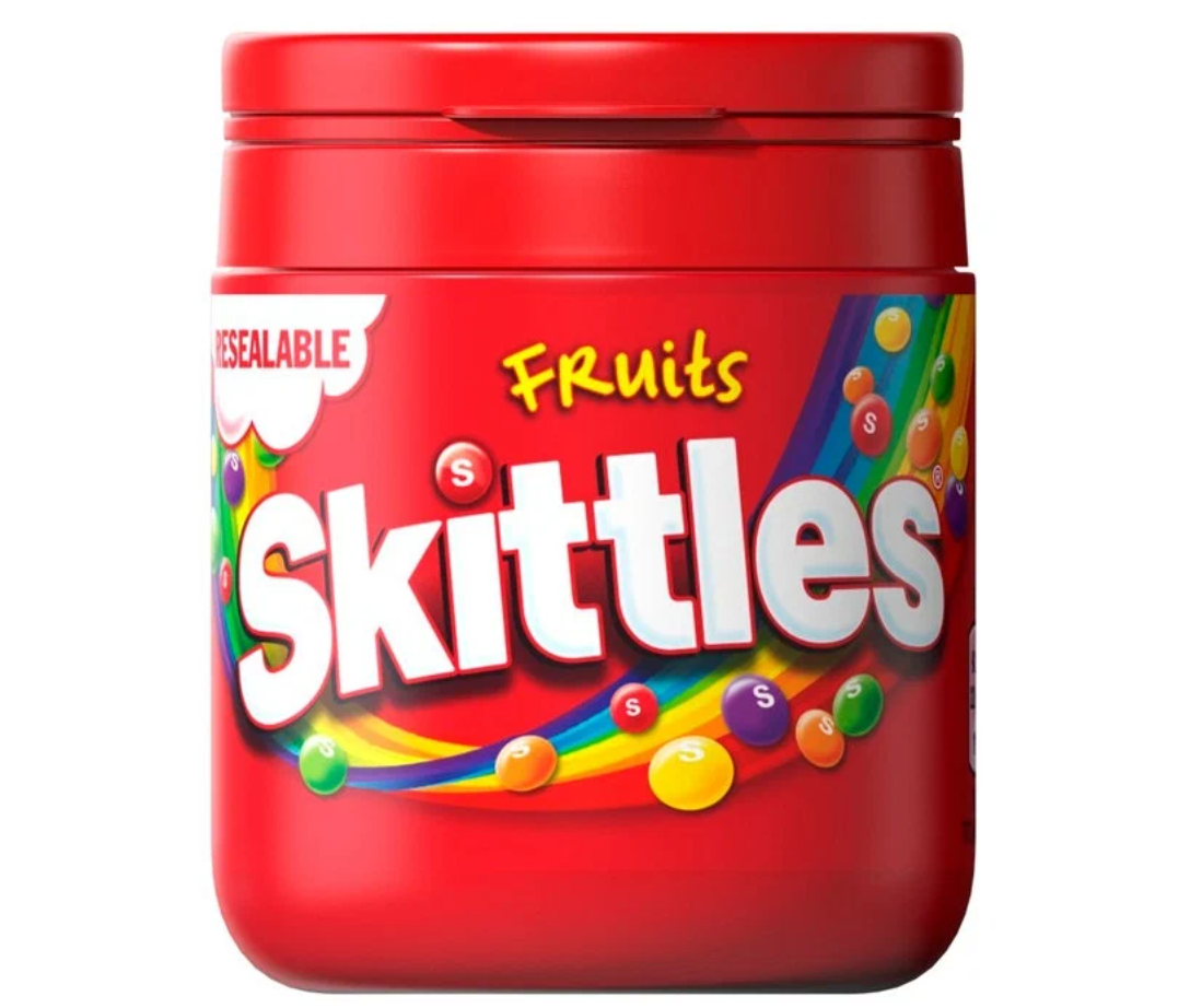 Жевательные конфеты Skittles Fruits Dose / Скитлс Фрут Дос 125гр (Польша)