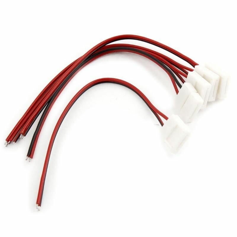 Ecola LED strip connector соед. кабель с одним 2-х конт. зажимным разъемом 8mm 15 см. SC28U1ESB (3ШТ)
