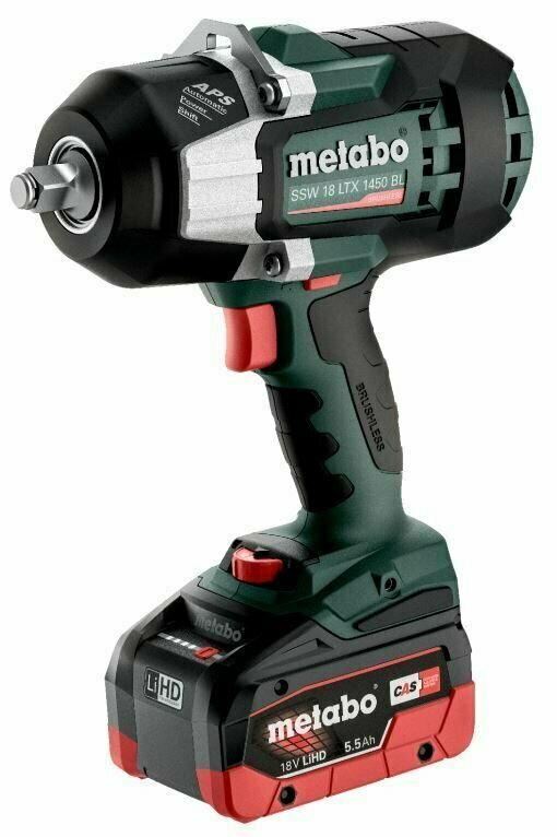 фото Ударный гайковерт Metabo SSW 18 LTX 1450 BL 2x5.5Ah