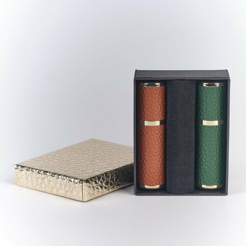 Атомайзер , 5 мл, коричневый/зеленый