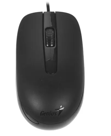 Комплект клавиатура+мышь Genius KM-160 USB проводной черный 31330001430