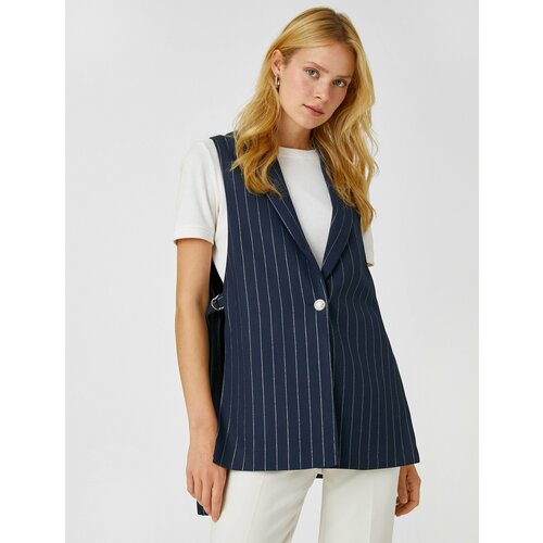 фото Жилет koton, размер 36, синий