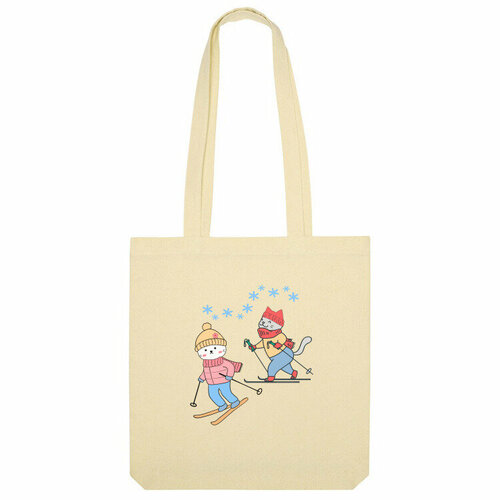 фото Сумка шоппер us basic, бежевый