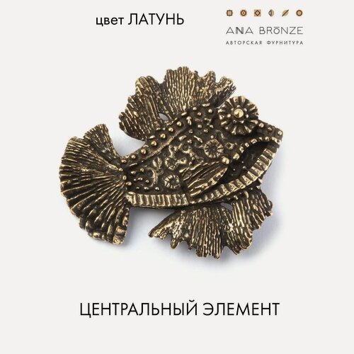 Изображение товара Подвеска рыбка авторская фурнитура для украшений л0651(1) Anna Bronze