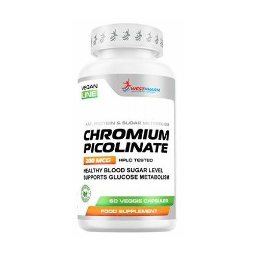 WESTPHARM Vegan Line Chromium Picolinate 200mсg (60капс)
