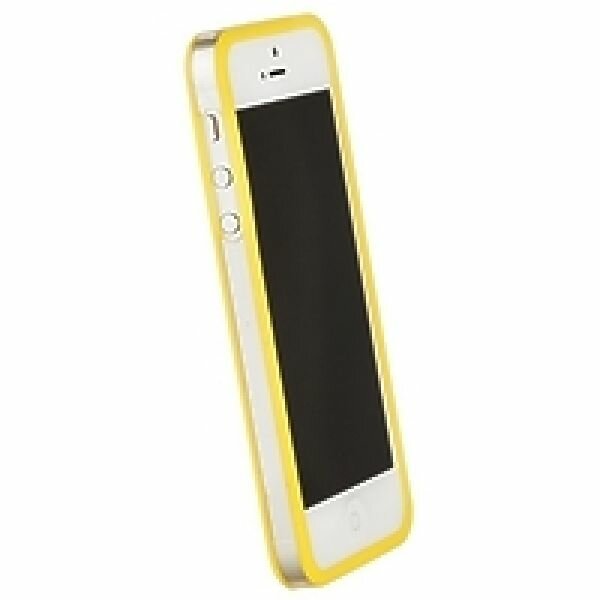 Бампер для iPhone 5/5S/SE желтый