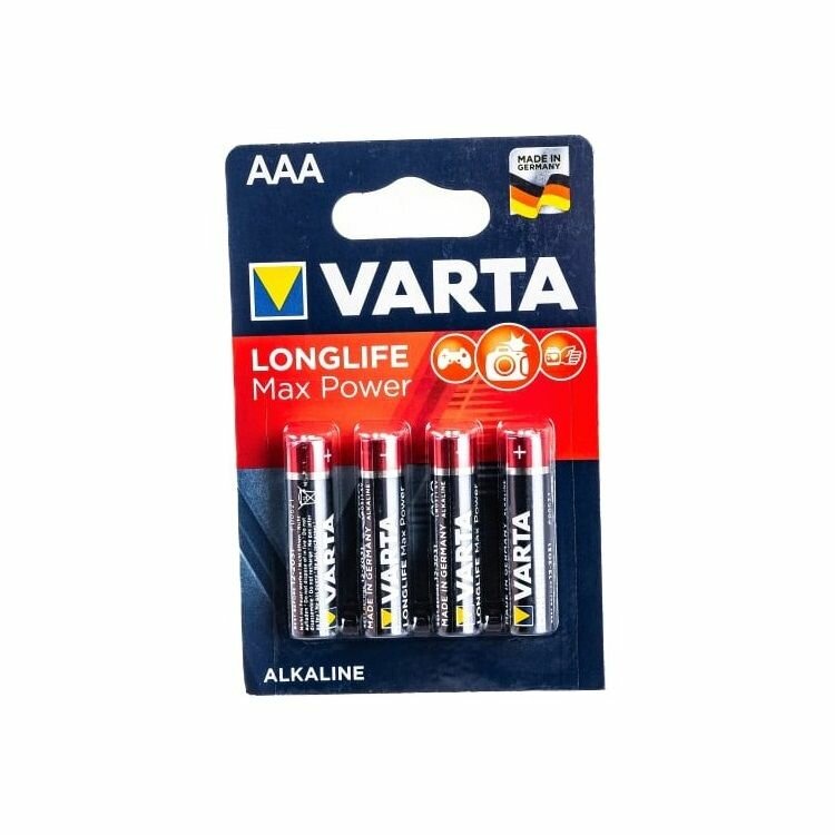 Батарейки Varta Max T. AAA Bli Alkaline, 2 шт. (4703101412) - фото №10