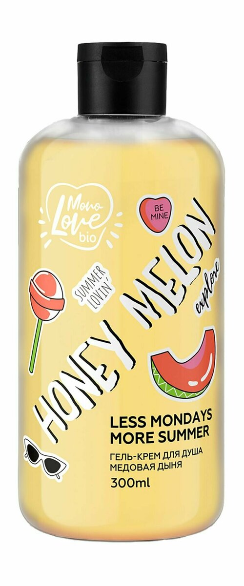 Крем-гель для душа с экстрактом дыни / MonoLove Bio Honey Melon Shower Cream-Gel
