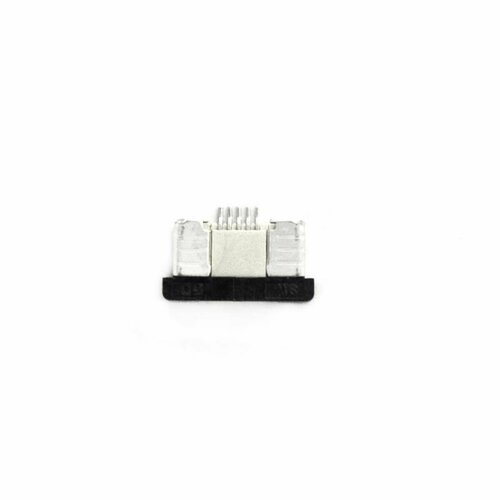 Разъем для ноутбука FFC FPC 5pin х 0.5мм, Down type, контактная группа снизу, 1 шт ffc fpc connector 1 0mm pitch h2 5 drawer down contact type 4p 5p 6p 7p 8p 9p 10p 11p 12p 15p 17p 20p 23p 24p 26p 28p 30p 32p